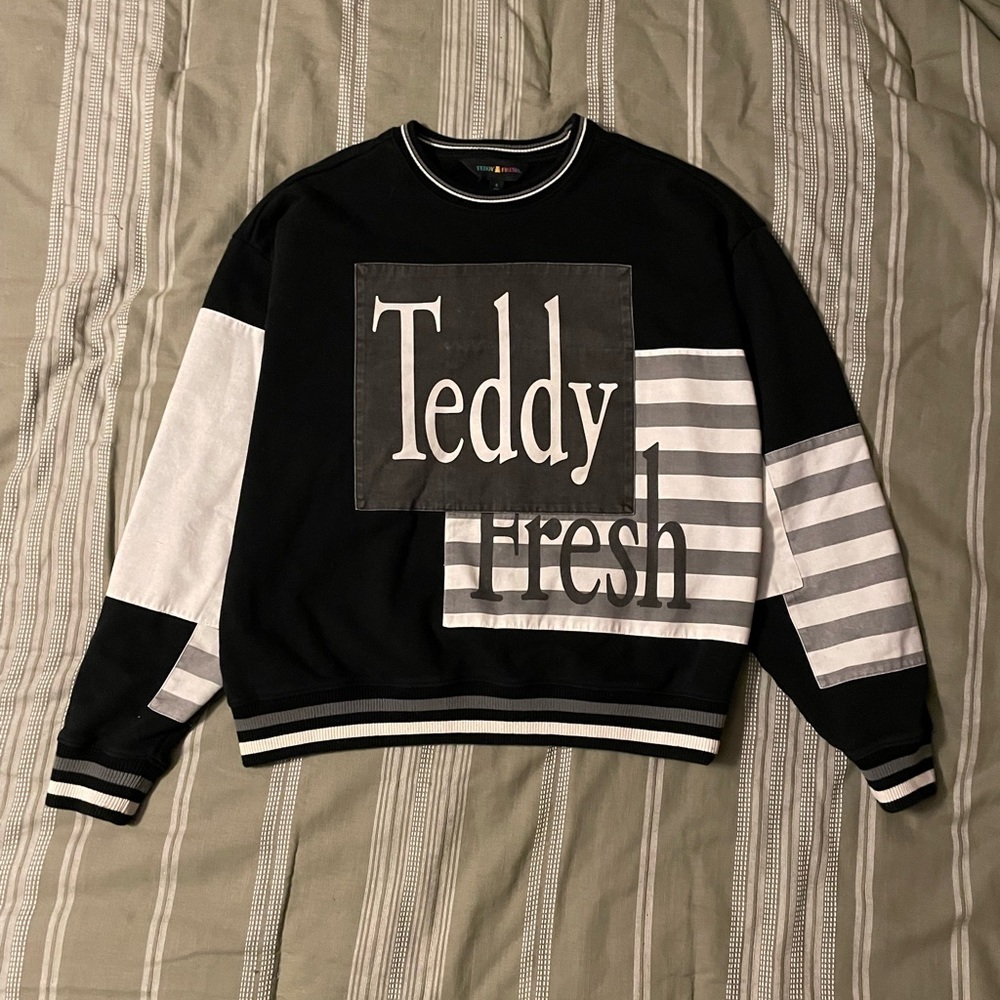Teddy Fresh Box Paneled Crewneck size S